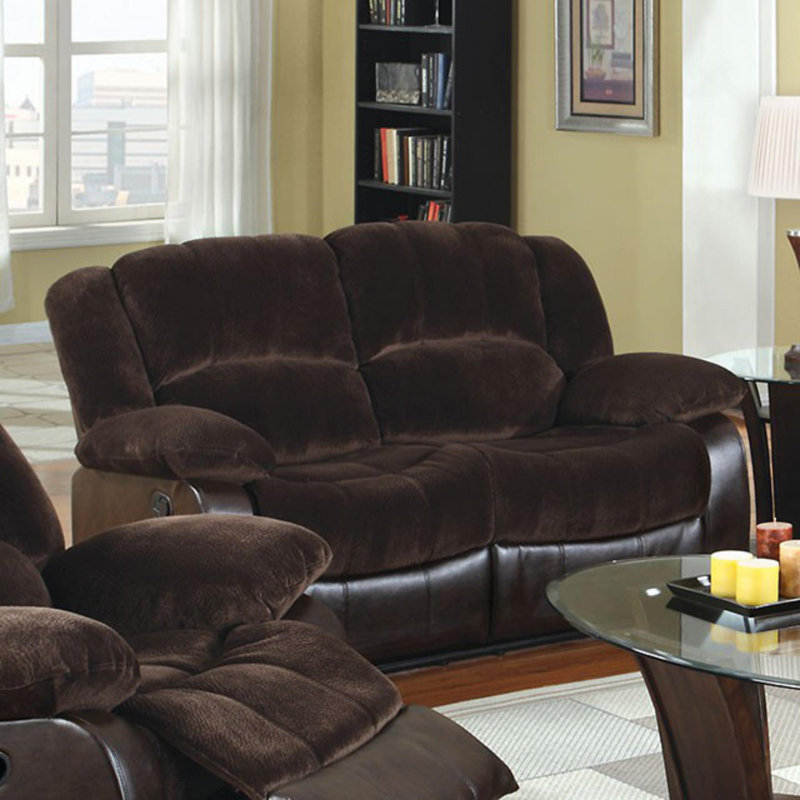 Red Barrel Studio Sirabella Alluring Transitional Style Comfy Sirabella Alluring Transitional Style Comfy Reclining Loveseat