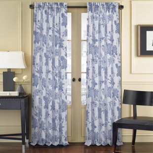 Blue Toile Curtains D You Ll Love Wayfair Quickview