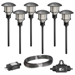 9-Piece LED Pathway Light Set (Set of 6)