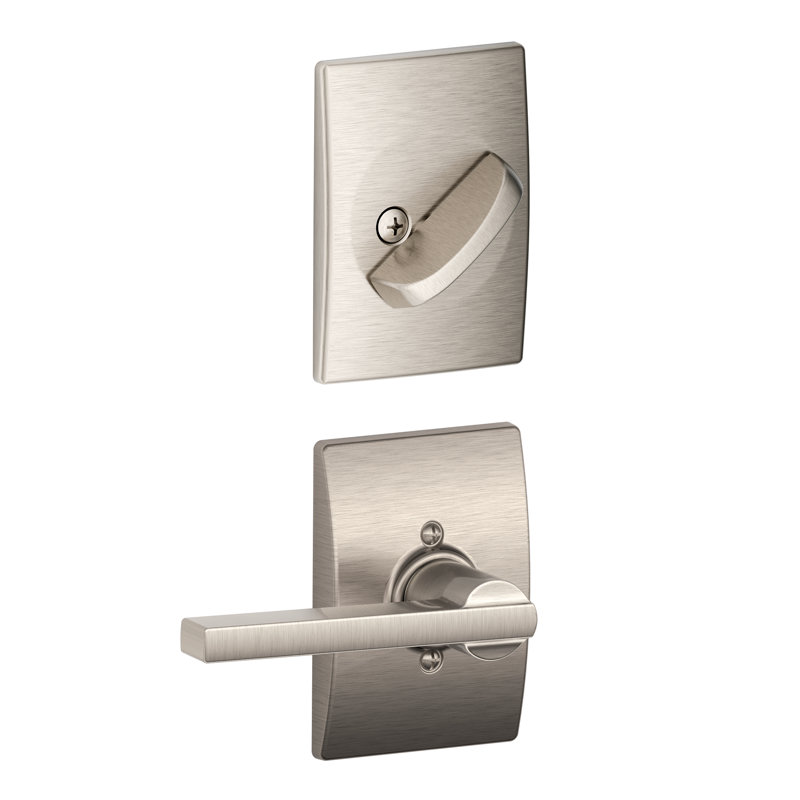 Schlage Interior Handleset Latitude Lever and Interior Single Cylinder