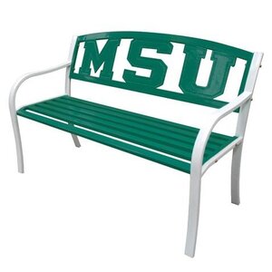 NCAA Collegiate Metal Garden Bench