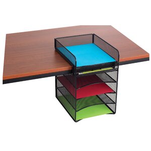 Mesh Horizontal Hanging Desk Storage