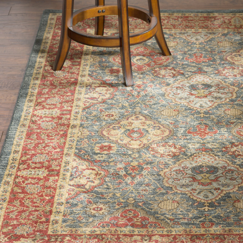 Darby Home Co Alto Red/Blue Area Rug & Reviews Wayfair