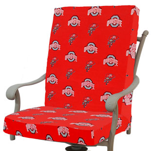 Ohio State Helmet Chair Wayfair Ncaa Ohio State Indoor Outdoor Dining Chair Cushion