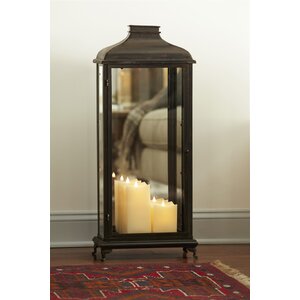 Mirror Metal/Glass Lantern