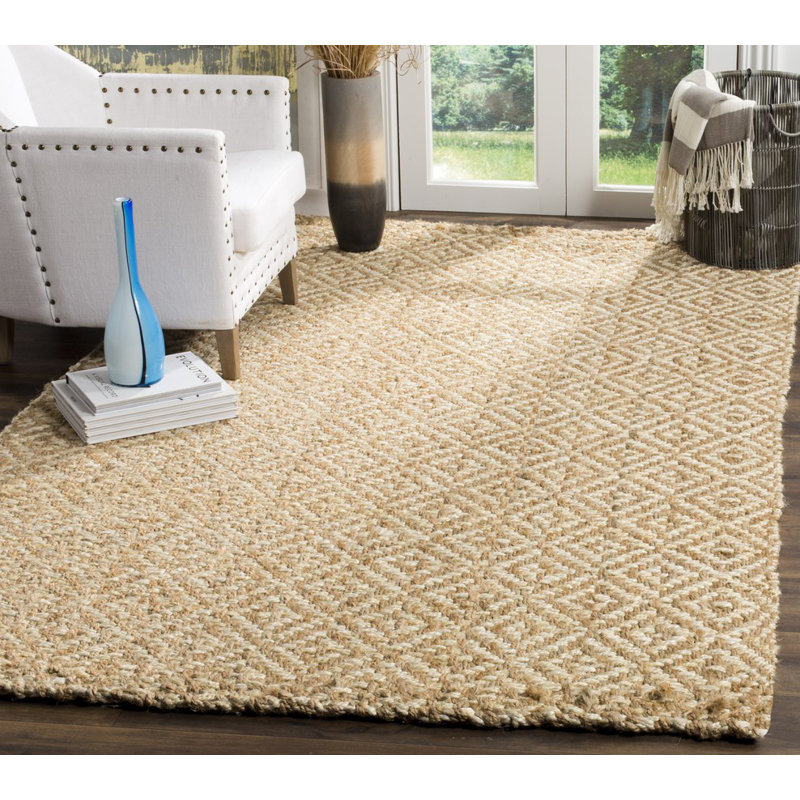 Miliou HandWoven Ivory/Natural Area Rug & Reviews Birch Lane