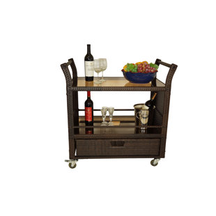 Patio Serving Carts You Ll Love Wayfair Horrell Bar Serving Cart