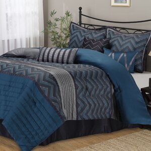 Chevron 7 Piece Comforter Set