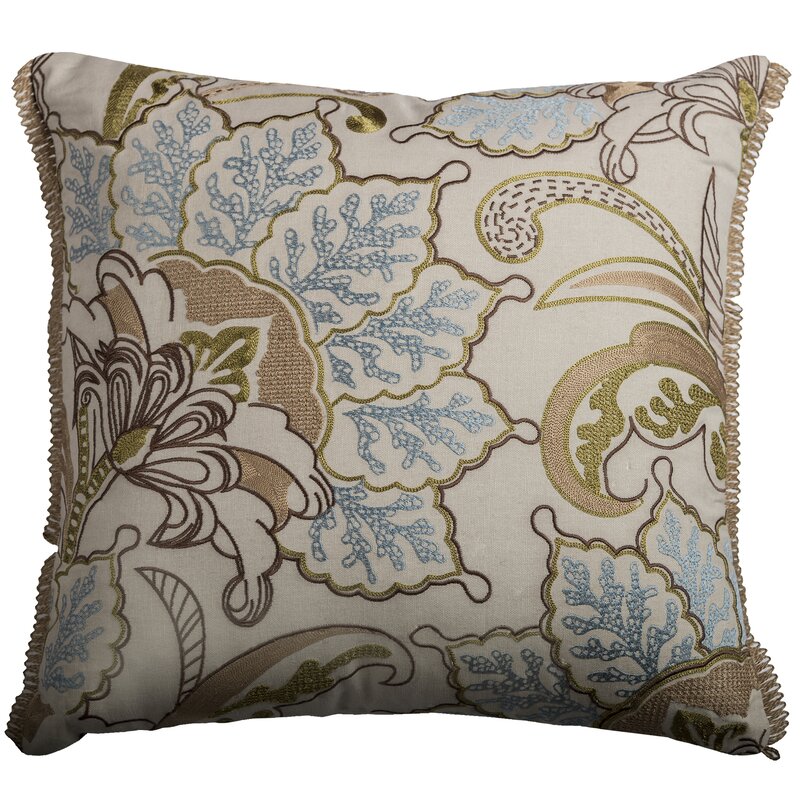 Antique Paisley Embroidered Pillow Cover & Reviews | Birch Lane