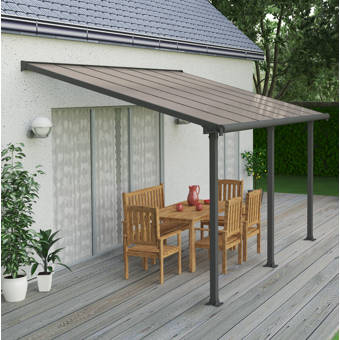 Palram Feria 14 Ft W X 9 5 D Patio Awning Reviews Wayfair Olympia Patio Awning