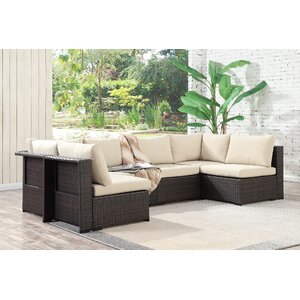 Alycia 6 Piece Sectional Seating Group with Cushion