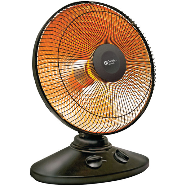 Comfort Zone Oscillating Parabolic Dish 1 000 Watt