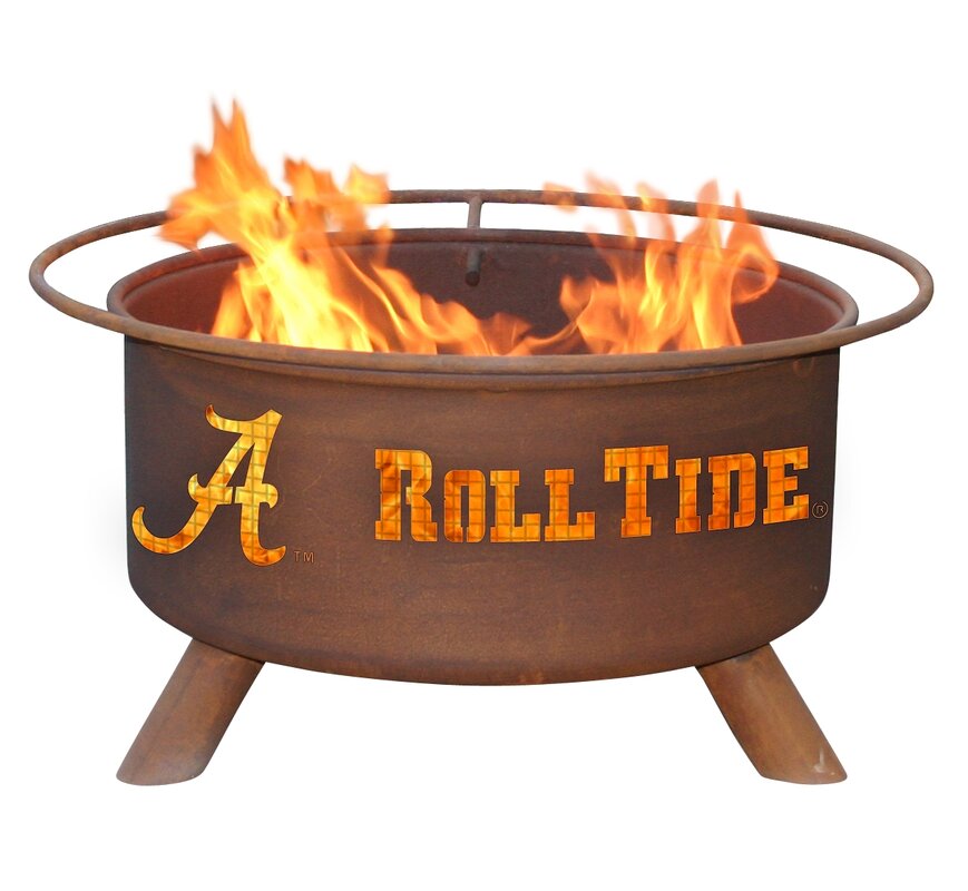 Patina Products Collegiate Series Steel Wood Burning Fire ...