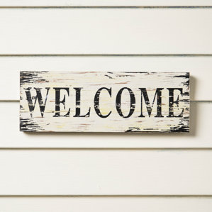 Welcome Wall Decor wall accents | birch lane Welcome Wall Decor wall accents | birch lane