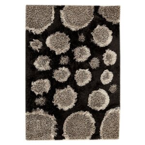 Pebbles Hand-Tufted Gray/Black Area Rug