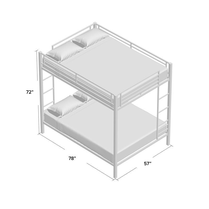 Viv + Rae Madeline Full Over Full Bunk Bed Frame & Reviews Wayfair