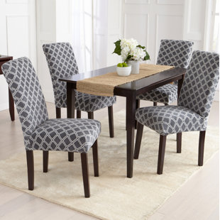 Kitchen Dining Chair Covers You Ll Love In 2019 Wayfair Ca Velvet Plush Dining Chair Slipcover Set Of 2