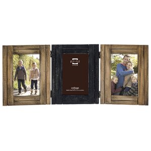 Three Opening Woodlands Hinged Picture Frame