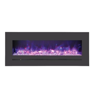 Orren Ellis Atoll Wall Mounted Electric Fireplace Wayfair