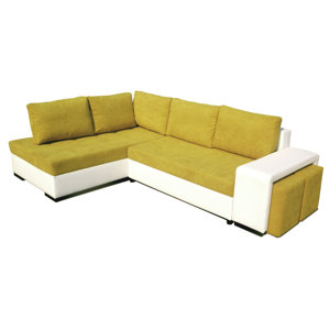 Ecksofa Santiago mit Bettfunktion von Home & Haus
