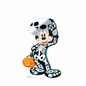 Halloween Mickey Skeleton Standup