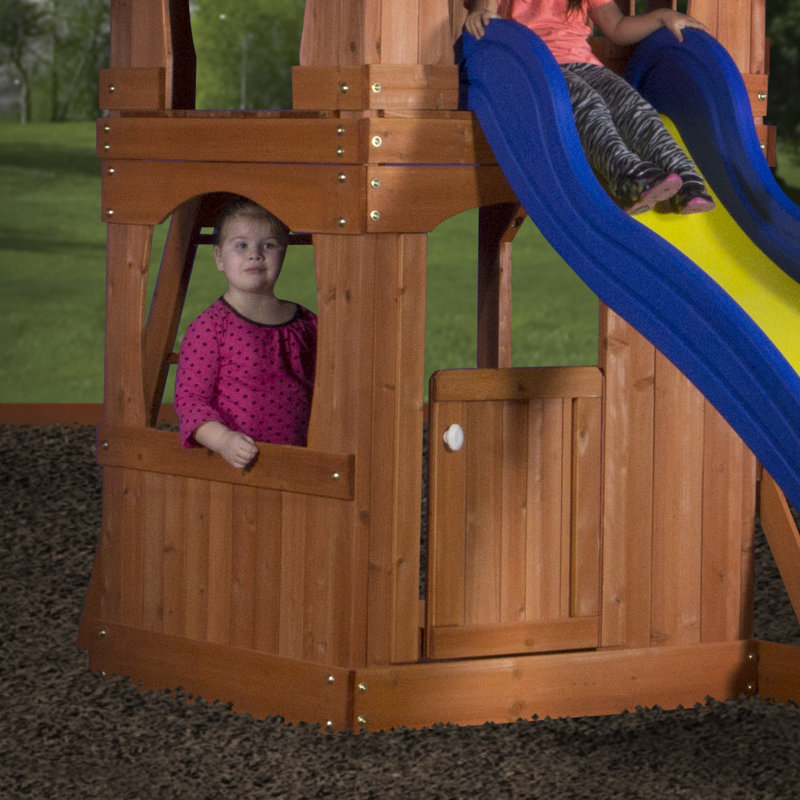 Backyard Discovery Parkway All Cedar Swing Set & Reviews Wayfair.ca