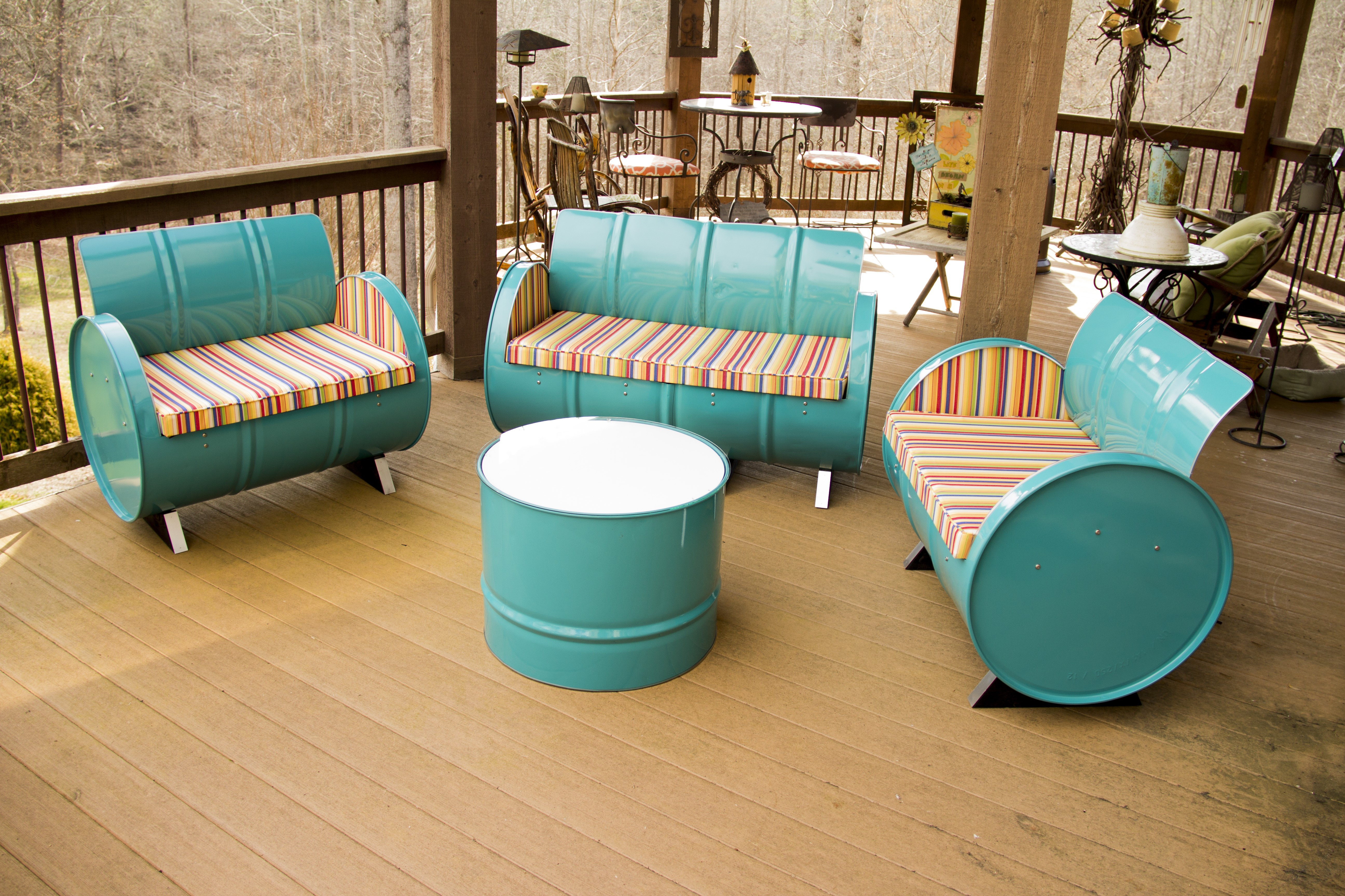 Outer Banks 4 Piece Sunbrella Sofa Set With Cushions