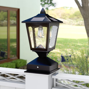 Lamp Post Lights You Ll Love Wayfair Crofts Solar Ed 1 Light Led Lantern Head