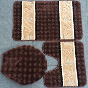 Fryar 3 Piece Bath Mat Set