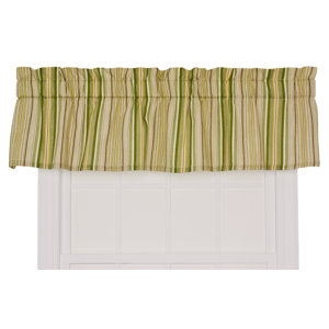 Kensington Cotton Blend Rod Pocket Tailored Curtain Valance
