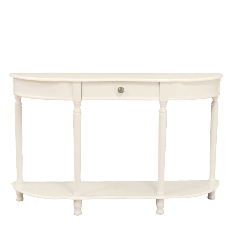 Andover Mills HalfCircle Wood Console Table & Reviews Wayfair