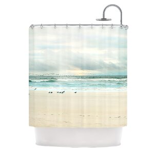 Flight Polyester Shower Curtain