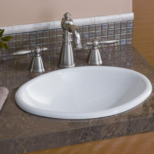 Mini Bathroom Sink Wayfair Mini Vitreous China Oval Drop In Bathroom Sink