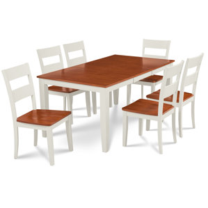 Charlestown 7 Piece Hardwood Dining Set by Alcot..