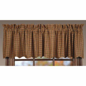 Lorena Scalloped Lined Curtain Valance