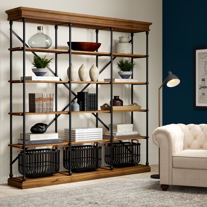 Greyleigh Poynor Library Bookcase & Reviews | Wayfair