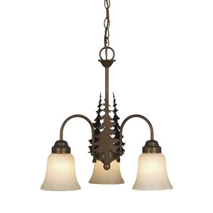 Jennings 3-Light Shaded Chandelier