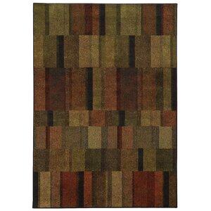 Schaeffer Brown/Green Area Rug