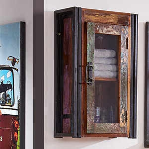 44 cm x 72 cm Badschrank Quebec von Massivum