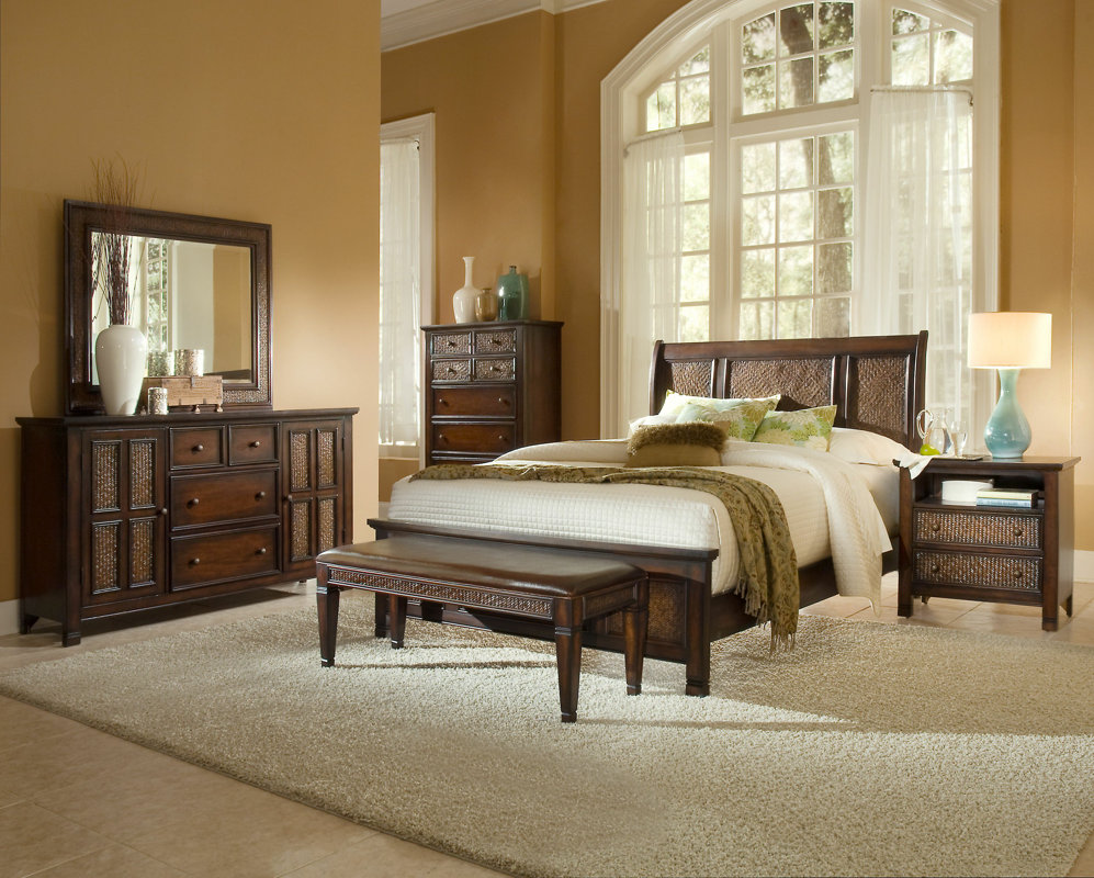 Progressive Furniture Kingston Isle Panel Customizable Bedroom Set