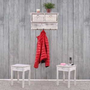 3-tlg. Garderobe-Set von Hazelwood Home