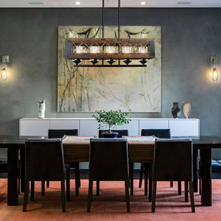 Square Rectangular Chandeliers You Ll Love Wayfair Mcgarry 5 Light Rectangle Chandelier