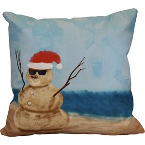 Snowmen Throw Pillow