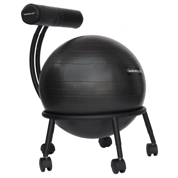 symple stuff high-back exercise ball chair & reviews | wayfair symple stuff high-back exercise ball chair & reviews | wayfair