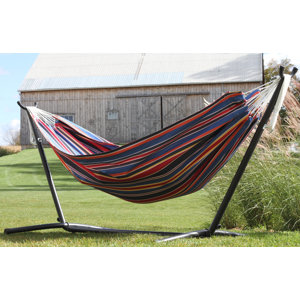 Double Polyester Hammock with Stand