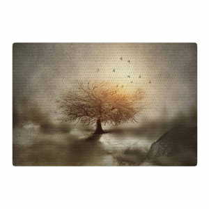 Viviana Gonzalez Lone Tree Love IV Brown/Nature Area Rug