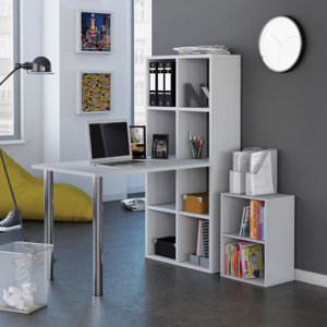 Schreibtisch Gera mit Bücherregal von Home Etc