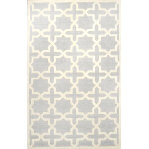 Parkman Gerard Hand-Hooked Light Gray Area Rug