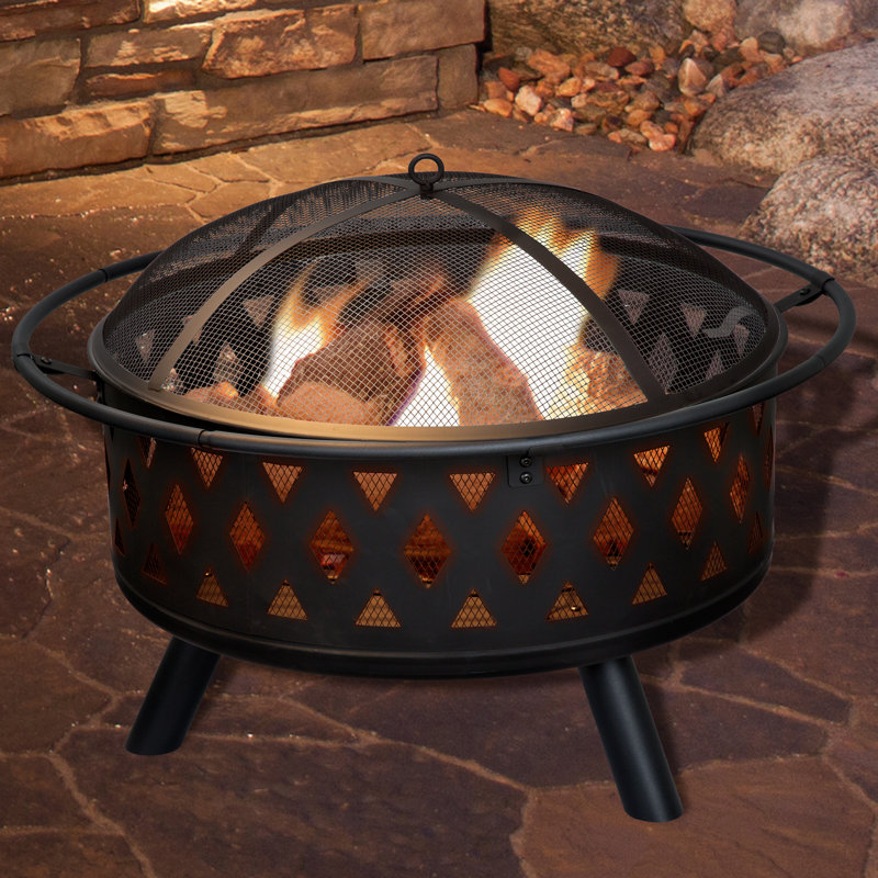 wayfair steel fire pit