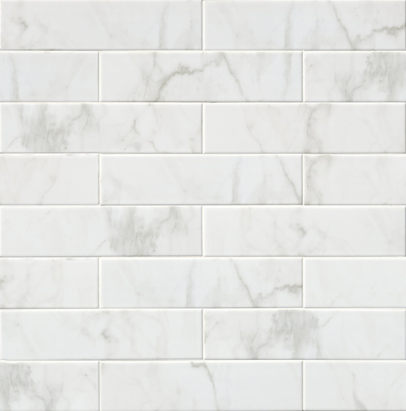 Msi Clique 4 X 16 Ceramic Field Tile In White Reviews Wayfair Clique 4 X 16 Ceramic Field Tile